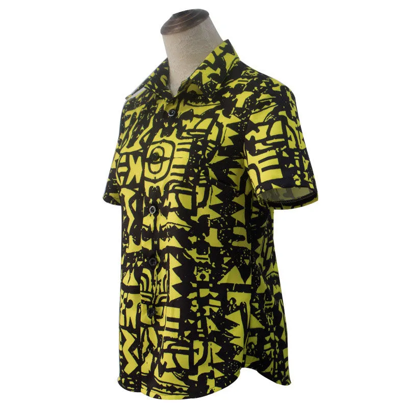 Stranger Things 3D Digital Print Short Sleeve Shirt Cosplay Costumes