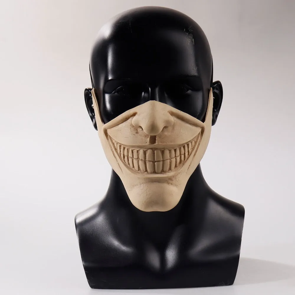 The Black Phone Cosplay Mask | The Grabber Evil Killer Scary Horror Halloween Costume Prop