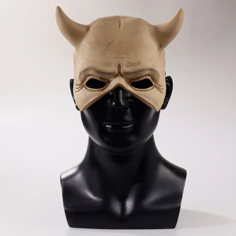 The Black Phone Cosplay Mask | The Grabber Evil Killer Scary Horror Halloween Costume Prop