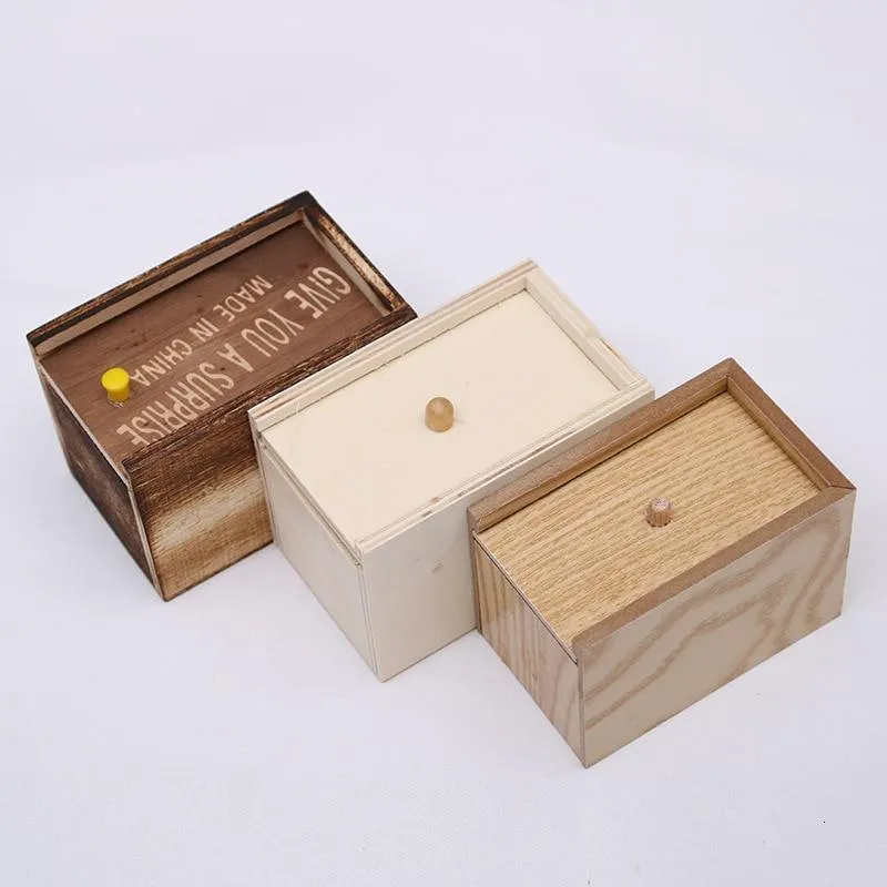 The Jumping Spider Prank Box | Hidden in Wooden Case for Tricks Jokes Gags Pranks