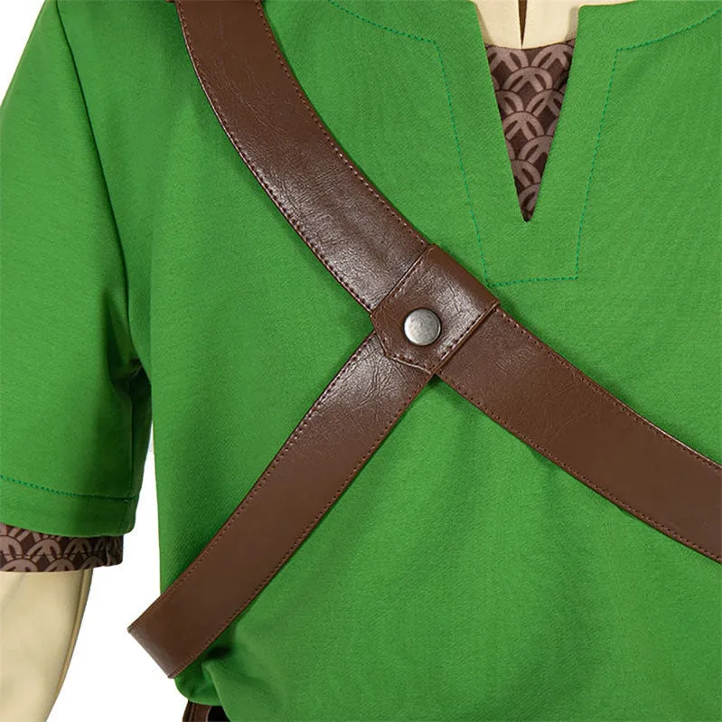 The Legend of Zelda: Skyward Sword Link Fullsuit Cosplay Costumes