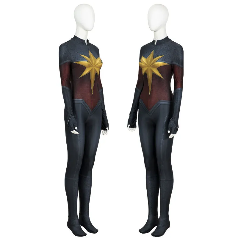The Marvels 2 Carol Danvers Captain Marvel Jumpsuit Cosplay Costumes