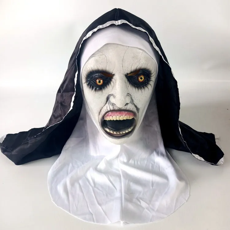 The Nun Horror Halloween Costume Cosplay Mask Props | 3 Mask Options