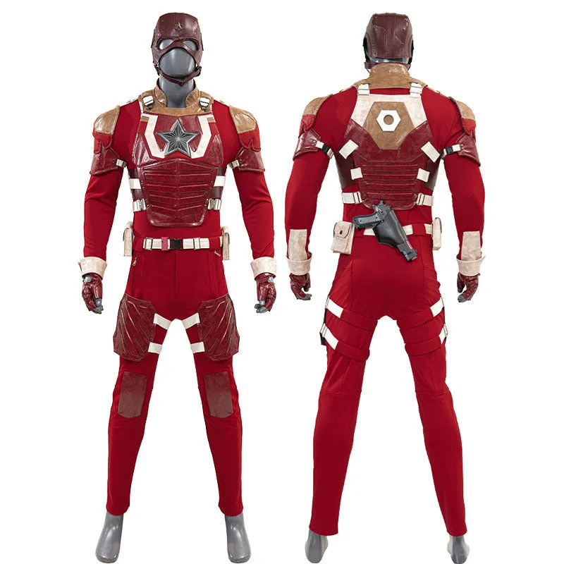 Thunderbolts 2025 Alexei Shostakov Red Guardian Jumpsuit Cosplay Costumes