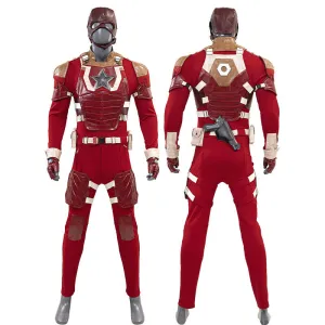 Thunderbolts 2025 Alexei Shostakov Red Guardian Jumpsuit Cosplay Costumes