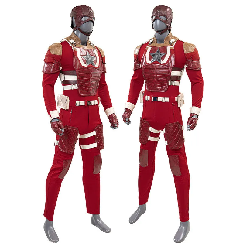 Thunderbolts 2025 Alexei Shostakov Red Guardian Jumpsuit Cosplay Costumes