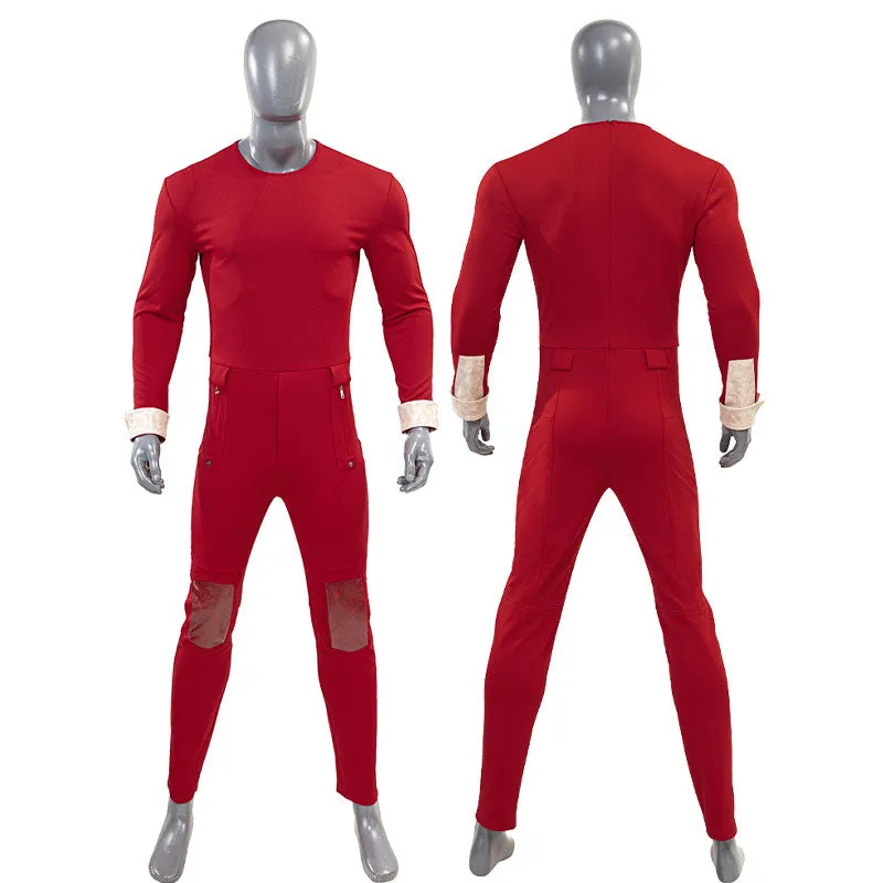 Thunderbolts 2025 Alexei Shostakov Red Guardian Jumpsuit Cosplay Costumes