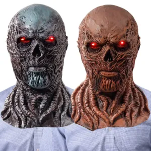 Vecna Stranger Things 4 Glowing Eye Mask | Halloween Cosplay Costume Prop Mask (With & Without LED Light Eyes)
