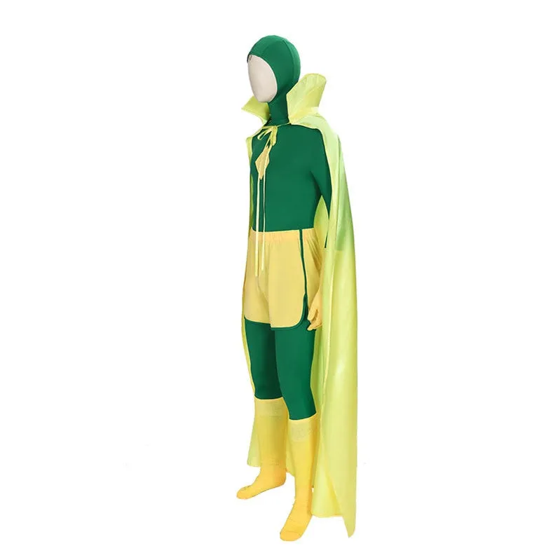 Wanda Vision Vision Halloween Cosplay Costumes With Free Stickers