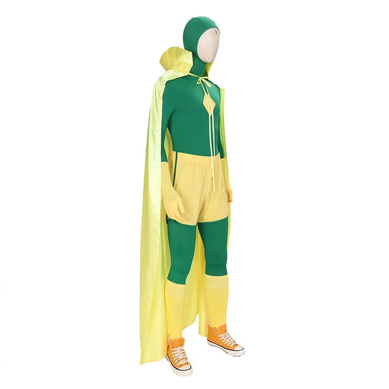 Wanda Vision Vision Halloween Cosplay Costumes With Free Stickers