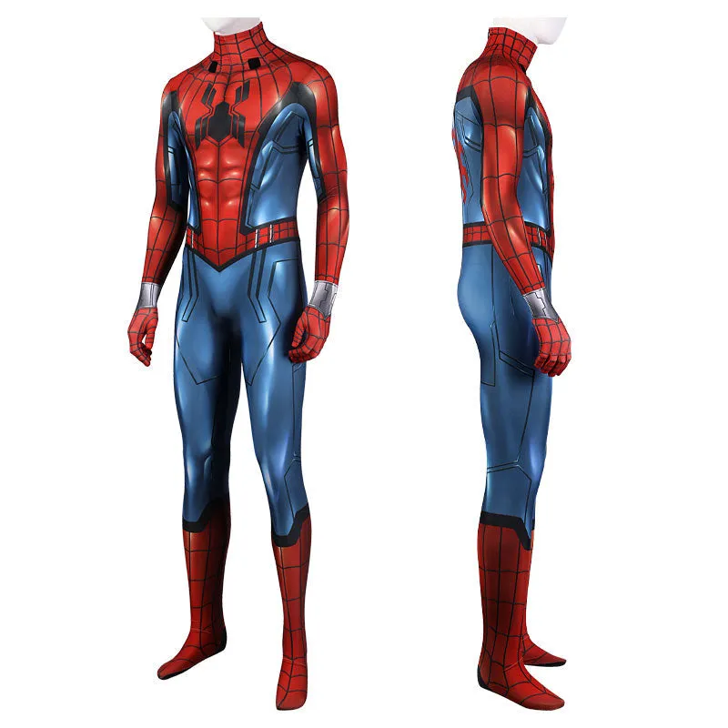 What If? Zombie Hunter Spider-man Peter Parker Spiderman Jumpsuit Fullset Cosplay Costumes