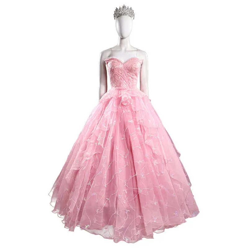 Wicked 2024 Glinda Cosplay Costumes