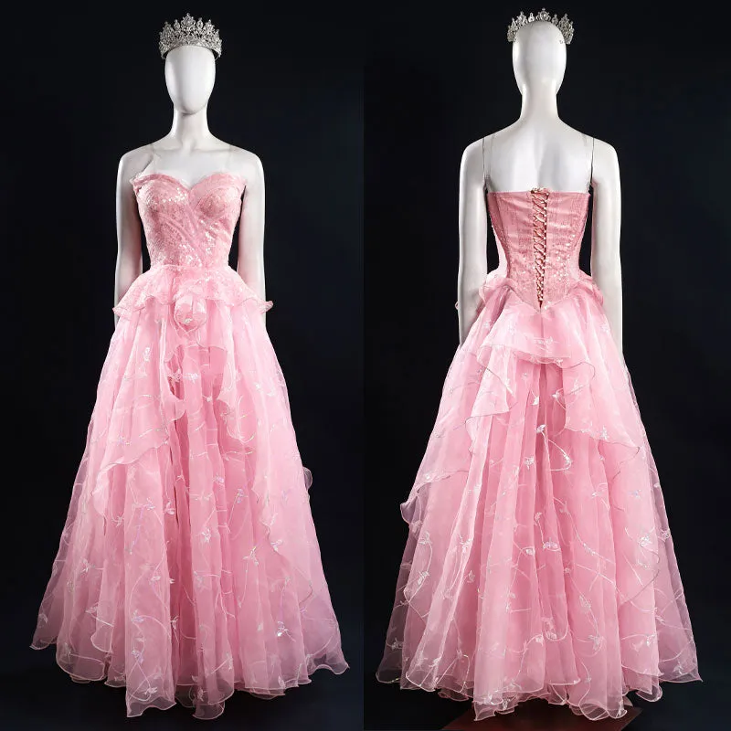 Wicked 2024 Glinda Cosplay Costumes